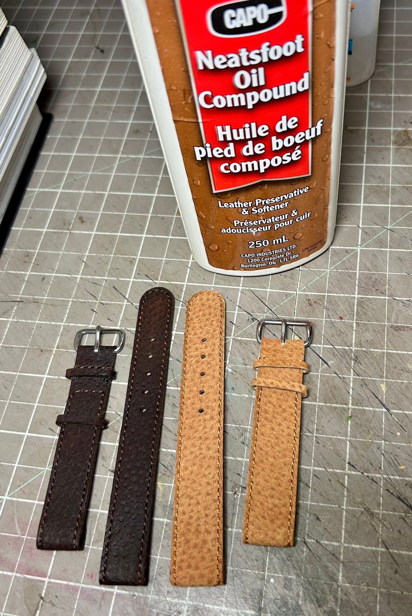 6B/169 clip on leather strap