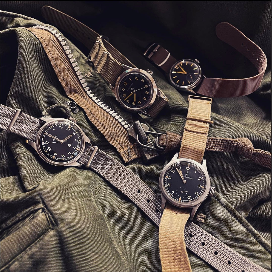 The original AF0210 watch strap in Khaki