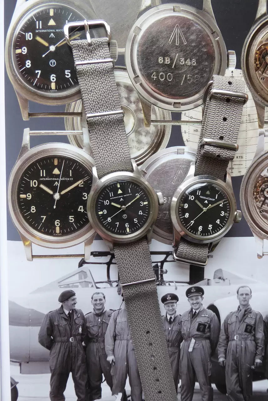 THE 6B/346 WATCH (MK.11) ON THE FIRST NYLON NATO STRAP, THE 1954 ISSUE 6B/2617