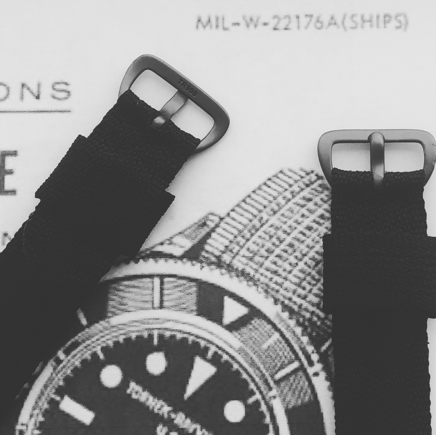TR-900 STRAP, THE MILSPEC STRAP FOR 1960’S DIVE WATCHES